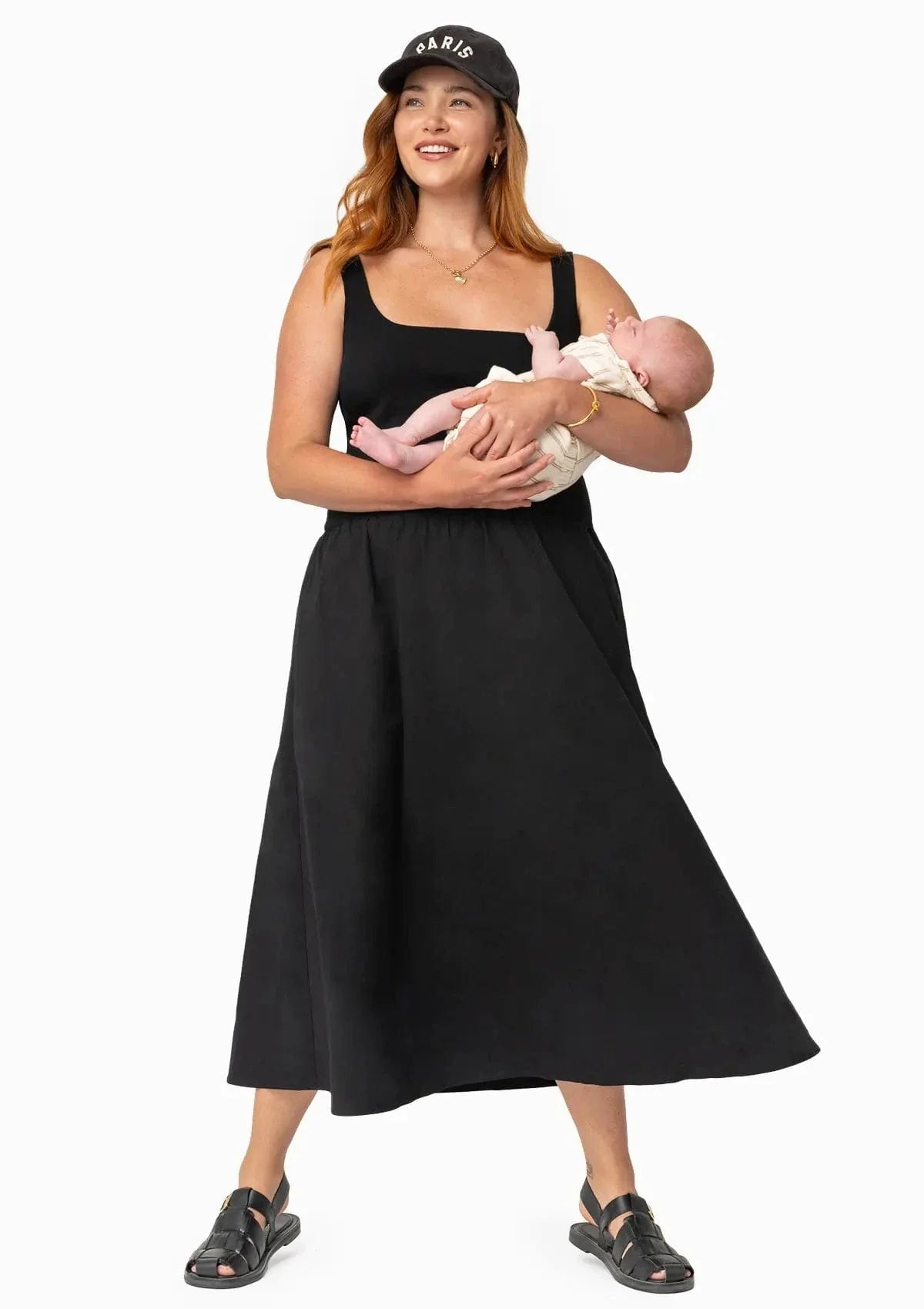 Illusion Dress - Black